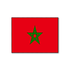 Drapeau Maroc - tissu - 60 x 90cm