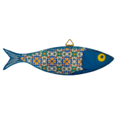 Sardine en mosaïque azulejos - céramique - (2 modèles) - 8 x 31cm
