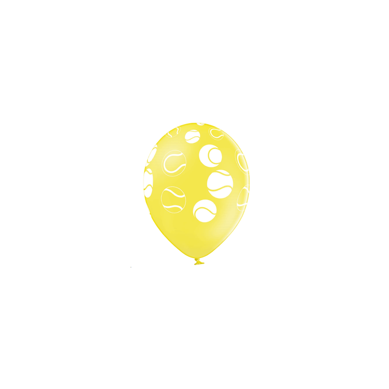 Ballon motif balle de tennis x8 - Diam. 29cm