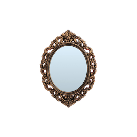 Miroir noir et bronze 29 x 40cm