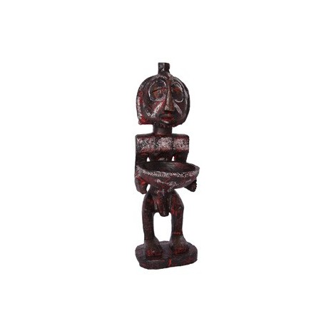 Statuette  Africaine - résine - H. 48,5 cm