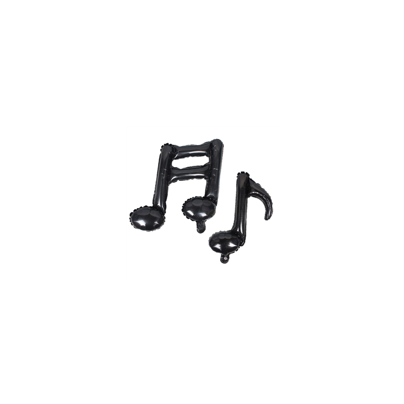 Lot de 10 ballons mylar note de musique 40cm (2 modèles assortis)
