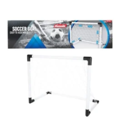 Cage de Foot PE  64 x 49 x 35 cm avec mini ballon  et  pompe