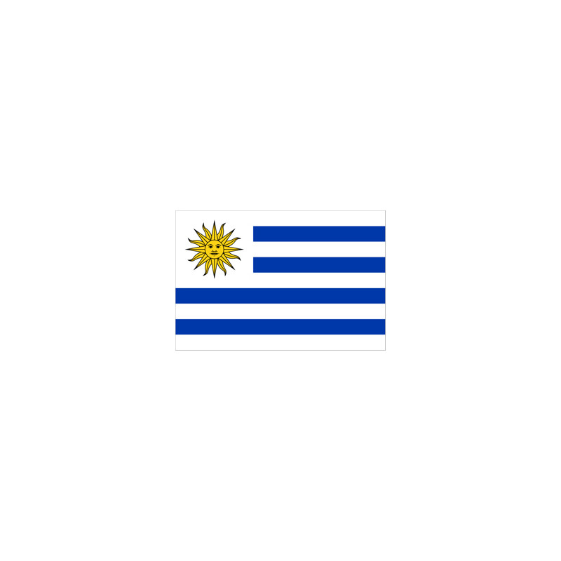 Drapeau Uruguay - tissu - 90 x 150cm