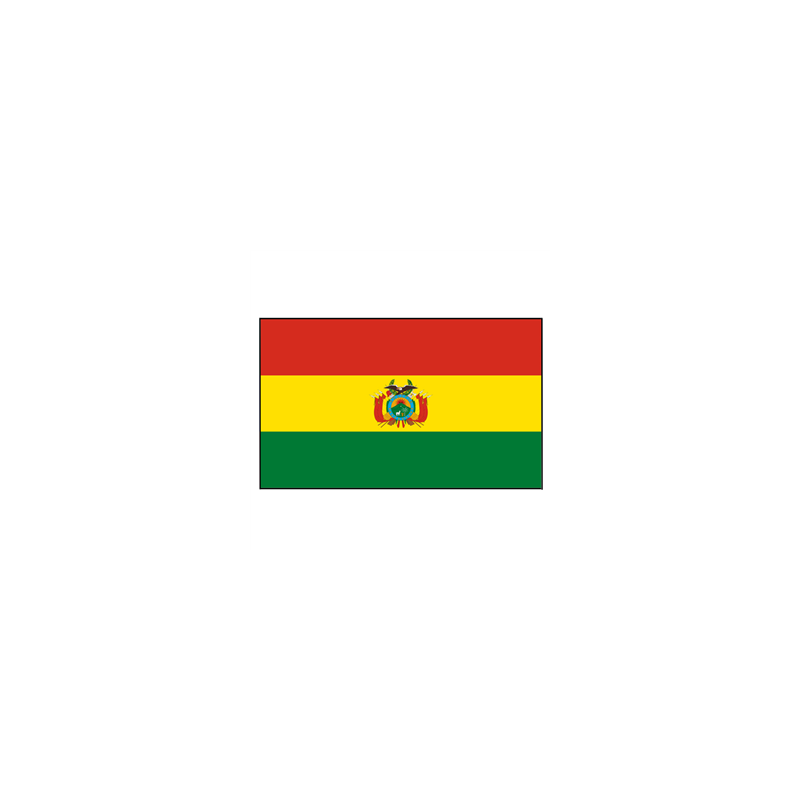 Drapeau Bolivie - tissu - 90 x 150cm
