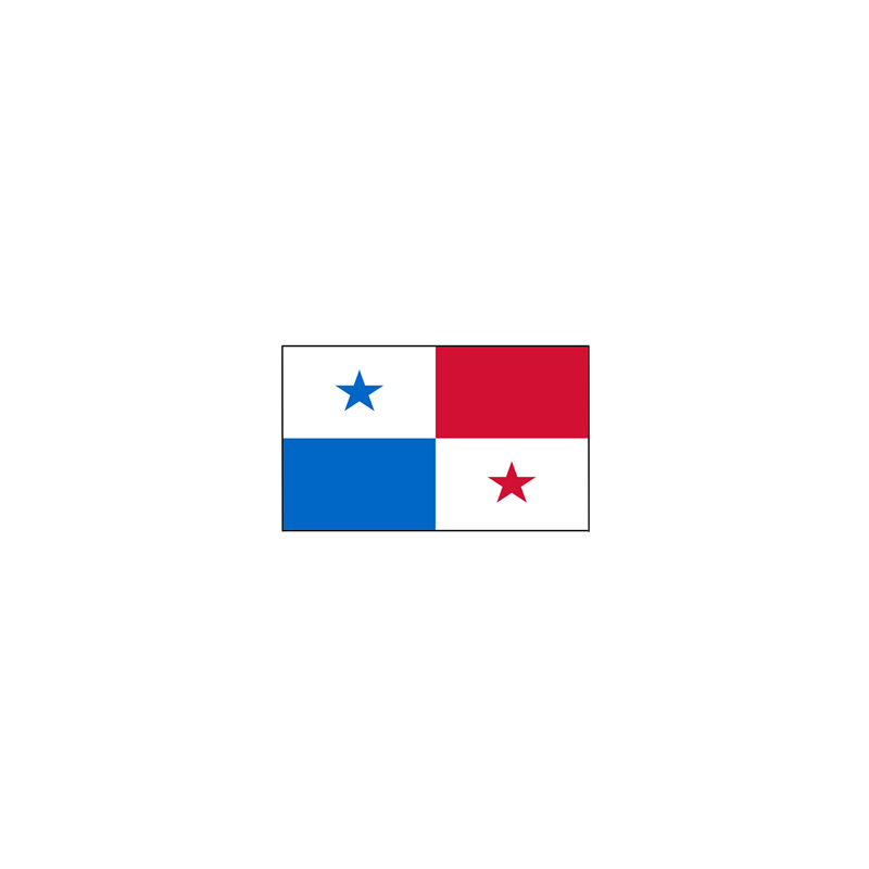 Drapeau Panama - tissu - 90 x 150cm