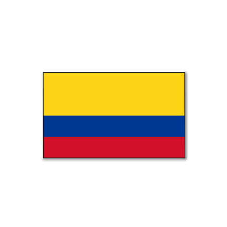 Drapeau Colombie - tissu - 90 x 150cm