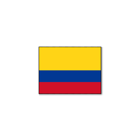 Drapeau Colombie - tissu - 60 x 90cm