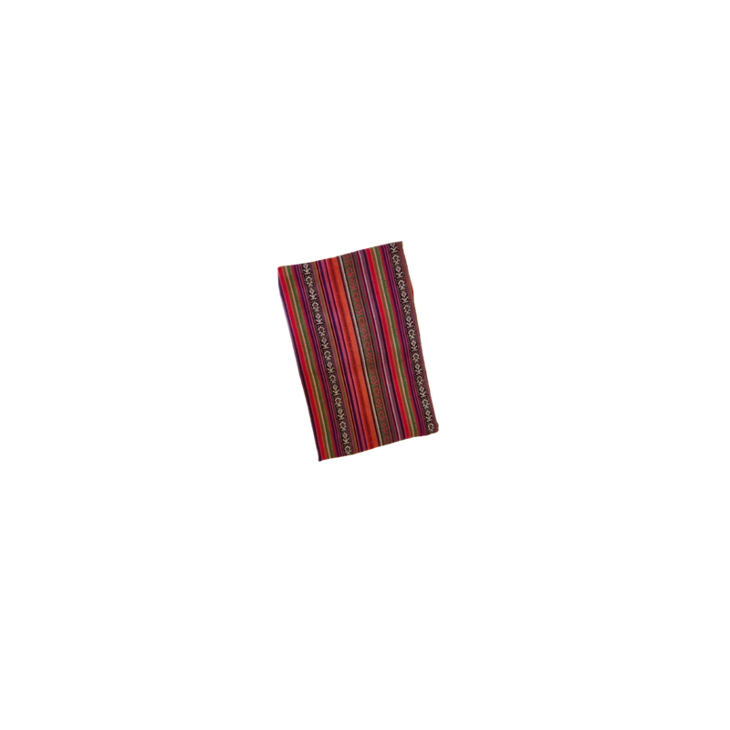 Tissu Péruvien Aguayo multicolore - coupe de 2 mètre - Larg. 150 cm