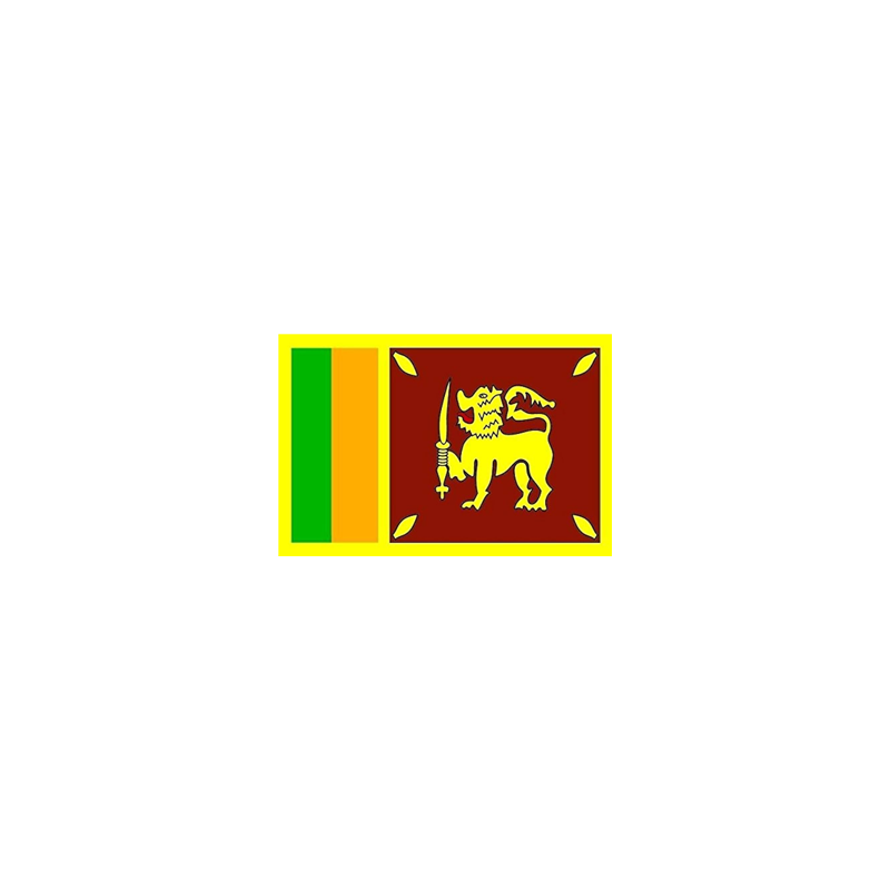 Drapeau Sri Lanka - tissu - 60 x 90cm