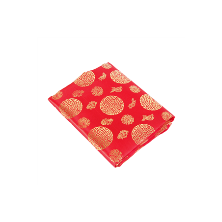Tissu Asiatique Calligraphie - coupe de 1.9m - Larg. 150cm