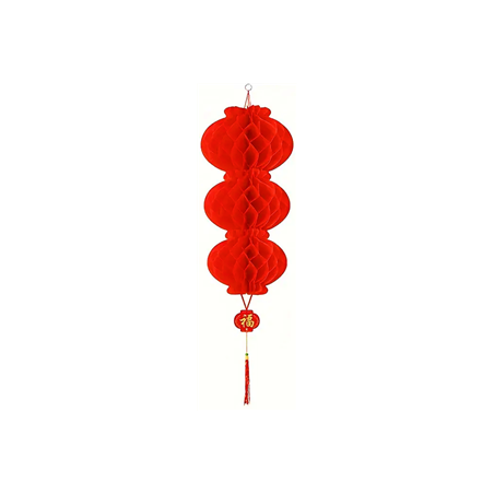 Suspensions chinoises int/ext 30cm env - pvc - LOT DE 2