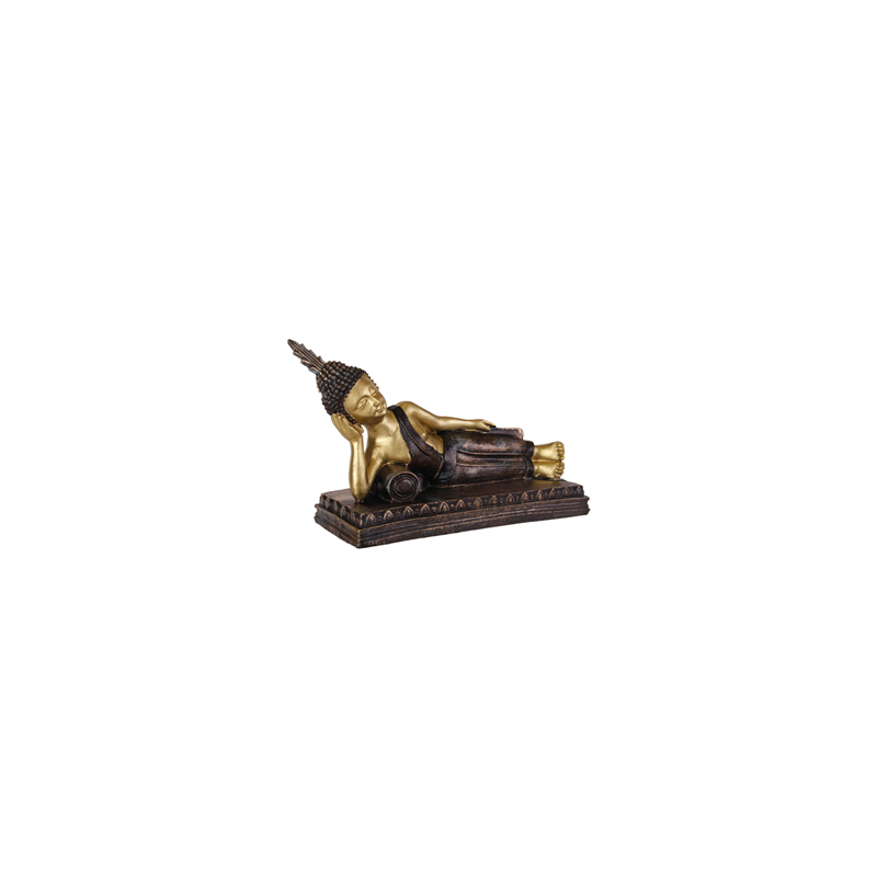Bouddha couché 33 x18 x10 - resine