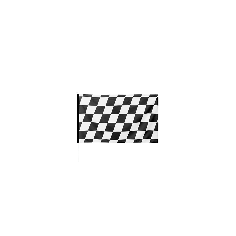 Drapeau racing tissu - 90 x 15cm