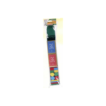Tapis de jeu 60 x 40 cm + 2 jeux de 54 cartes et 100 jetons