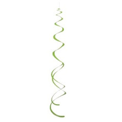 Lot de 8 tourbillons verts - Haut. 1m
