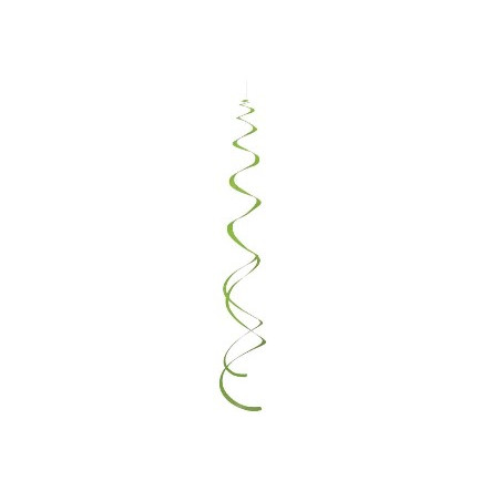 Lot de 8 tourbillons verts - Haut. 1m