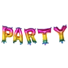 Guirlande de ballons 'Party' - aluminium Long. 3m