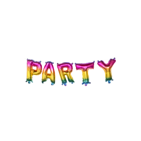 Guirlande de ballons 'Party' - aluminium Long. 3m
