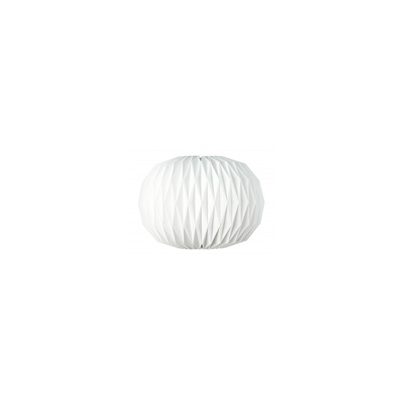 Boule origami blanche papier - 47 x 27cm