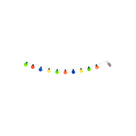 Guirlande lumineuse ampoules -  Long. 140cm (fonctionne avec 2 piles LR6)