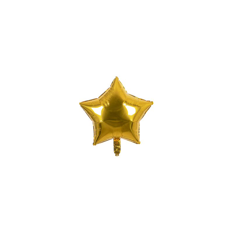 Ballon étoile or métallisé - 40cm