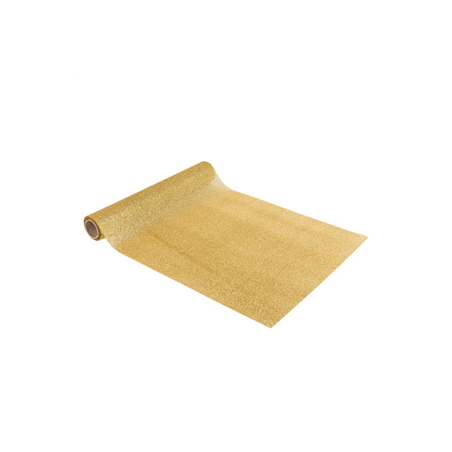 Chemin de table pailleté or 30cm x 3m
