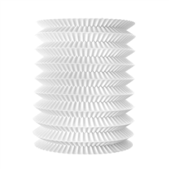 Lampion cylindrique blanc papier - Diam. 15cm