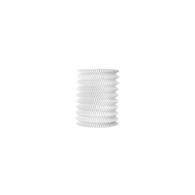 Lampion cylindrique blanc papier - Diam. 15cm