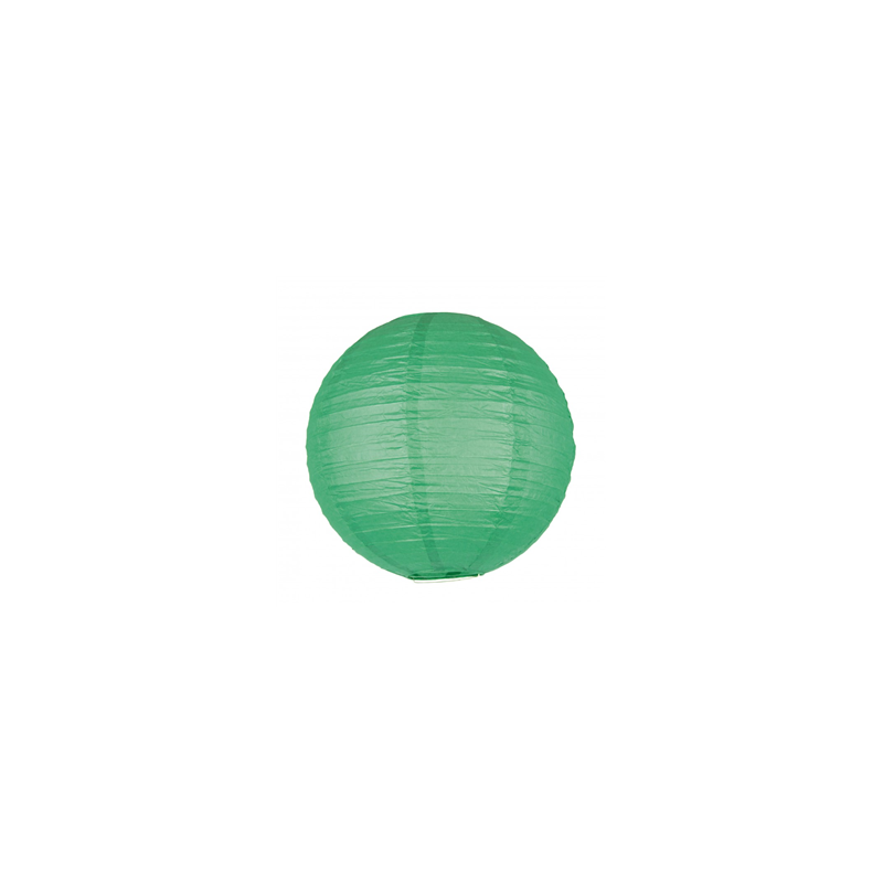 Lanterne japonaise en papier vert jungle - Diam. 50cm