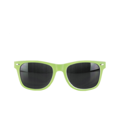 Paire de lunettes néon vertes - Taille adulte