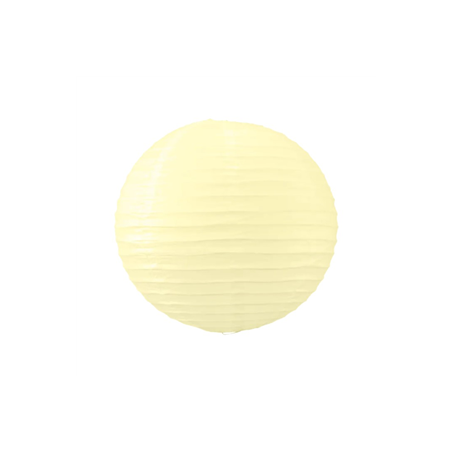 Lanterne japonaise en papier beige crème - Diam. 30cm