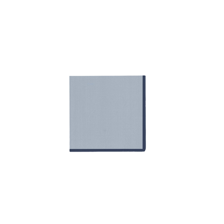 Lot de 10 Serviettes en papier Bleu Orage et Bleu Marine 33 x 33cm - 3 Plis