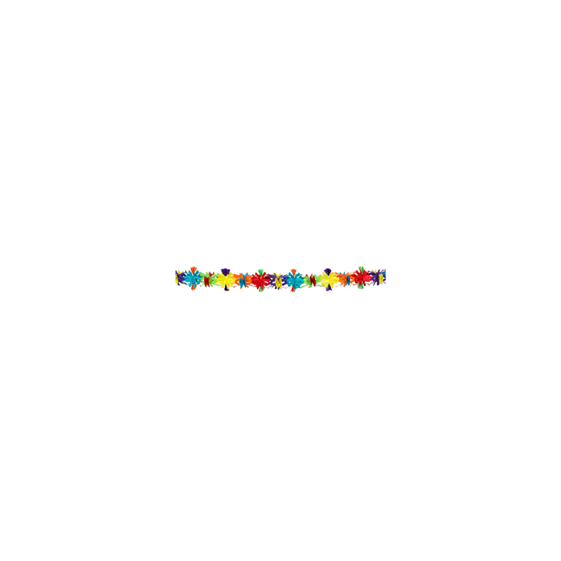 Guirlande alvéolée en papier multicolore Fun Long. 4m (rupture fournisseur)