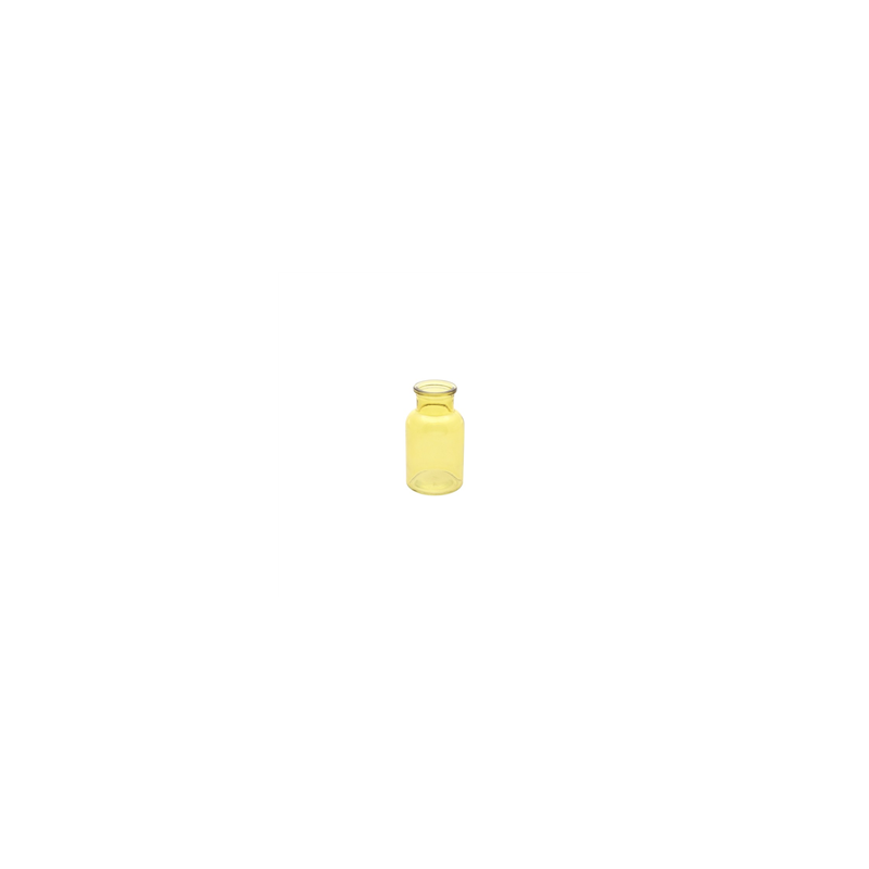 Vase lolita en verre jaune carambole 5,7 x 10,5cm