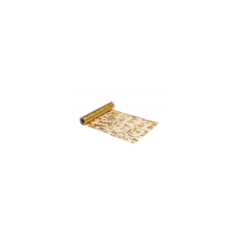 Chemin de table éclats or 36cm x 9m