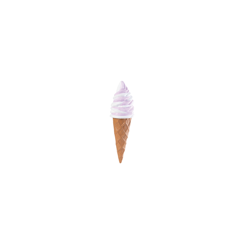 Glace cornet en polystyrène 34cm (coloris aléatoire)