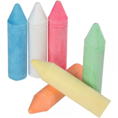 Etui de 10 craies de couleurs assorties