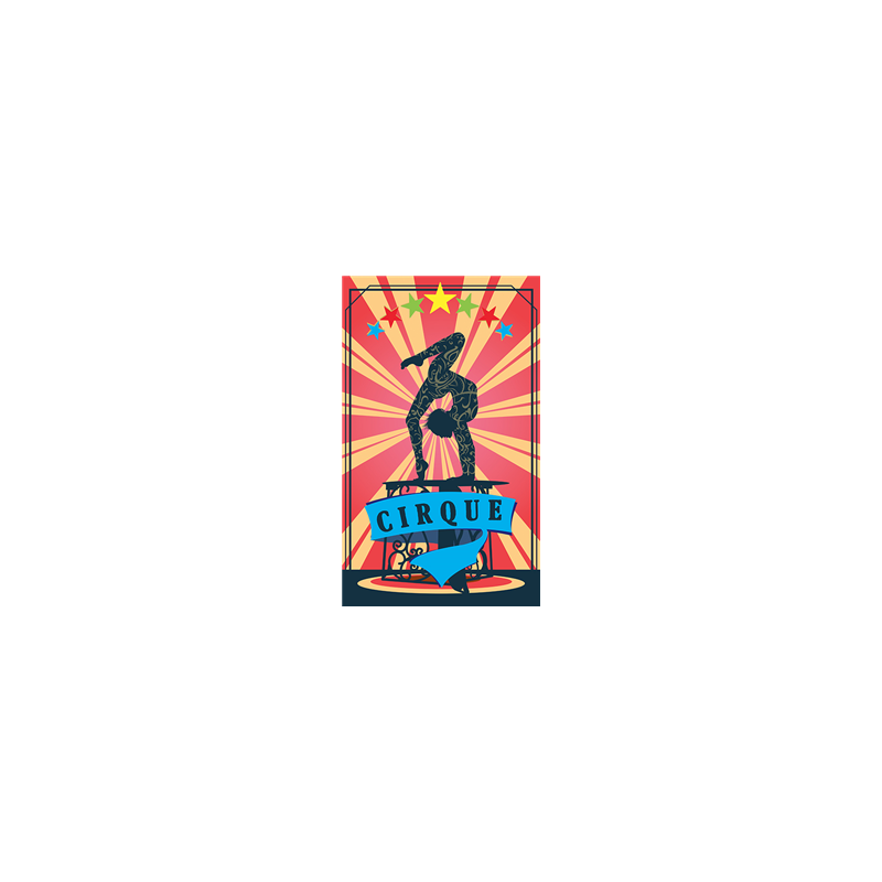 Kakemono Cirque Gymnaste - 180 x 80 cm - Toile M1 avec structure X- Banner