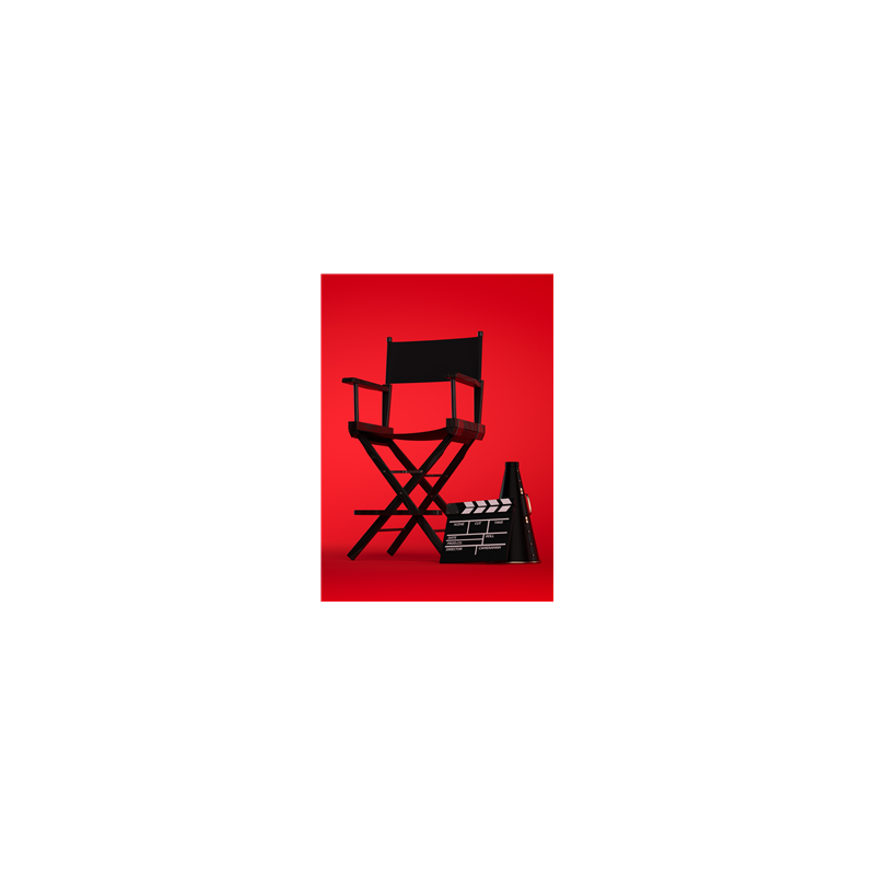 Kakemono Cinéma Metteur en scène - 180 x 80 cm - M1 avec structure X- Banner