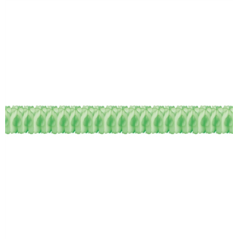 Guirlande zinnia vert pastel - papier Long. 450cm