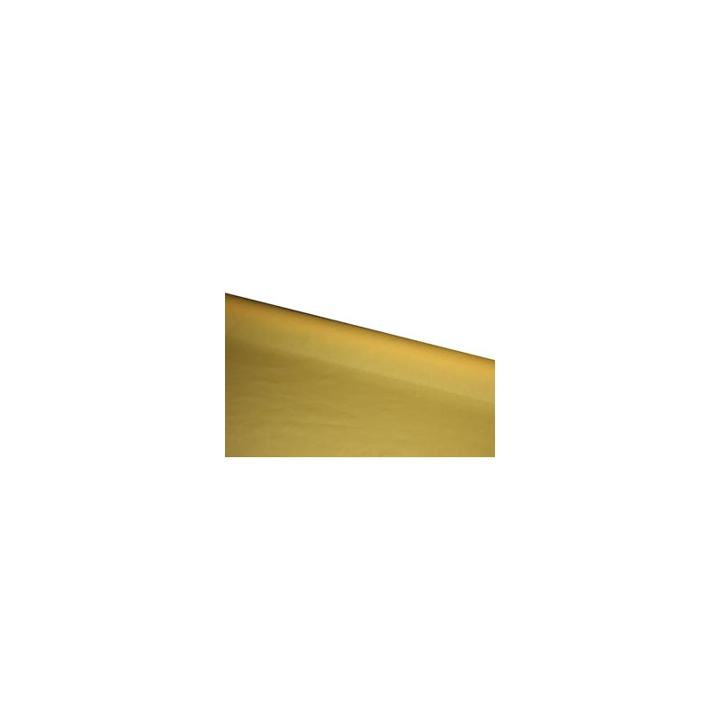 Tissu jaune coton avec ourlet - coupe de 2.40m - Larg. 70cm