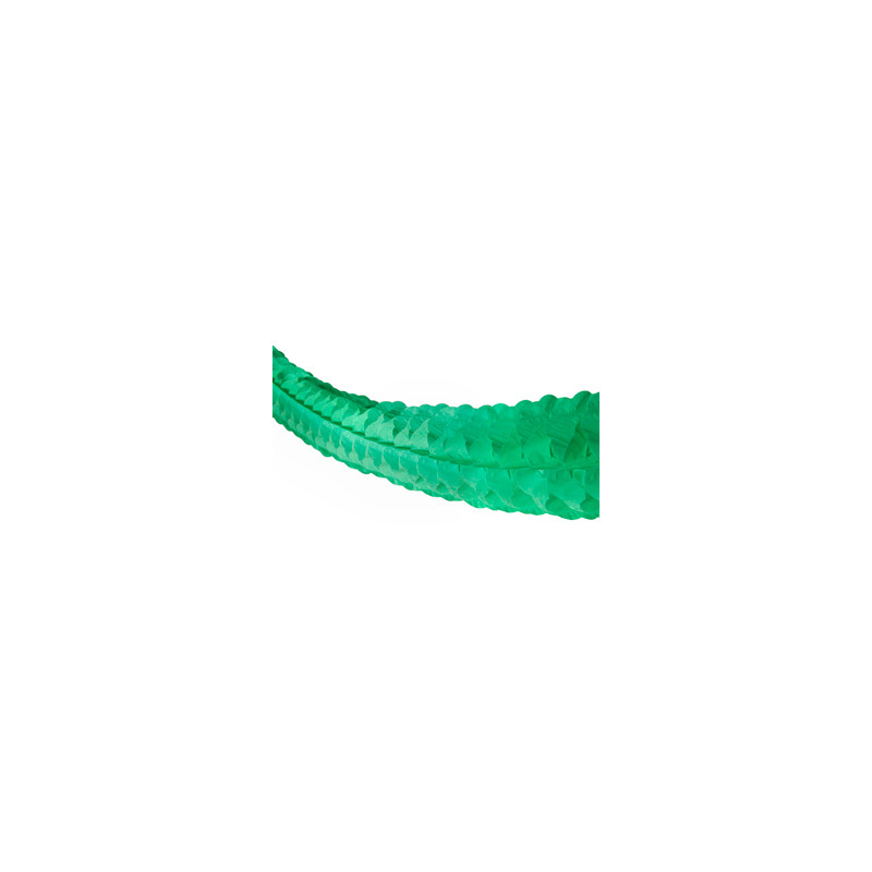 Guirlande zinnia vert - papier Long. 400cm
