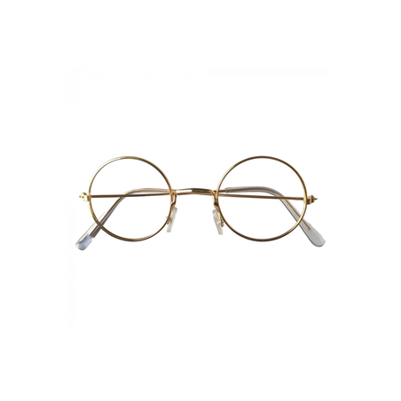 Paire de lunettes Père Noël fer - 15 x 17 cm
