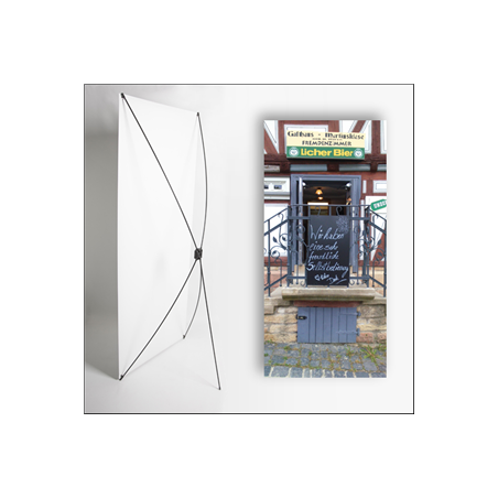 Kakemono Allemagne 3 - 180 x 80 cm - Toile M1 avec structure X- Banner