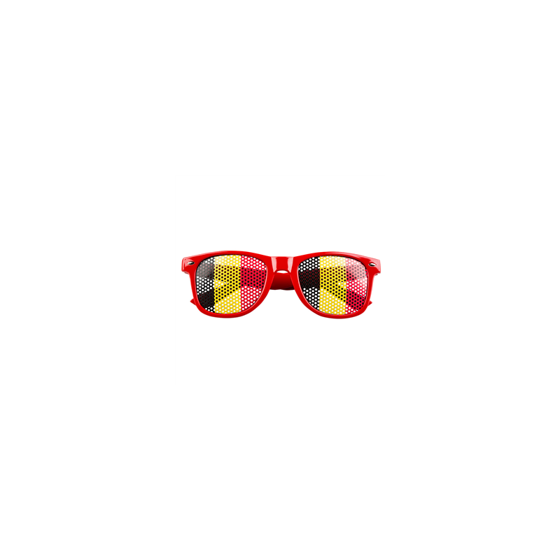 Paire de lunettes de supporter Belgique / PVC - Taille adulte