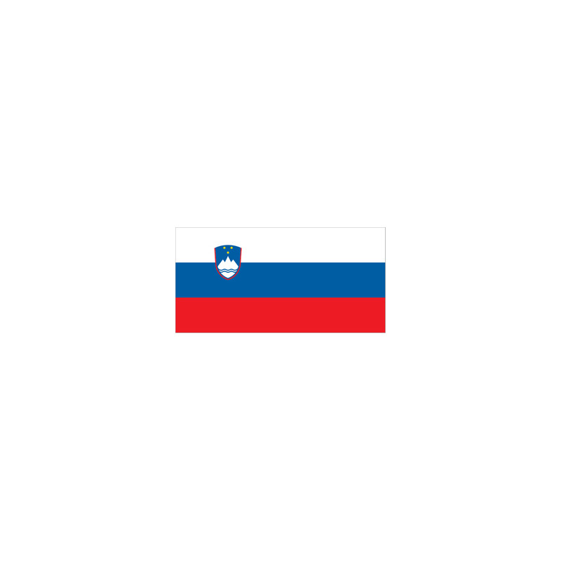 Drapeau Slovénie - tissu - 90 x 150cm