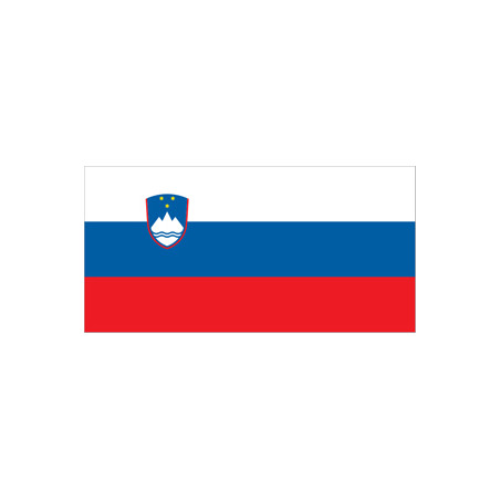 Drapeau Slovénie - tissu - 90 x 150cm
