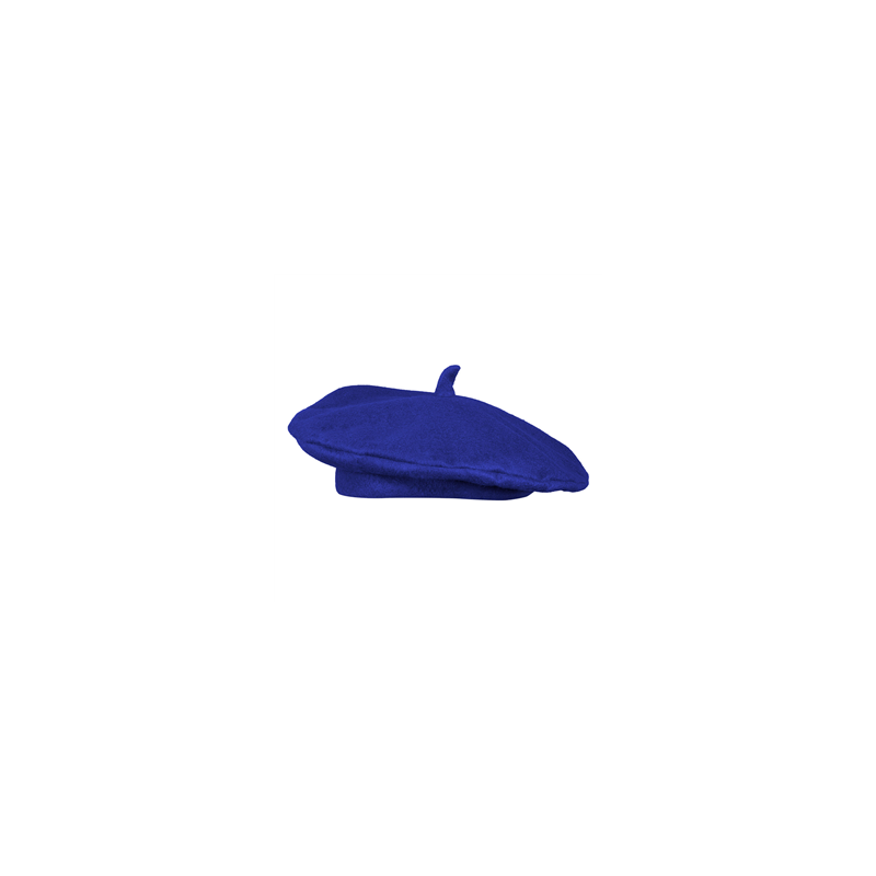 Béret bleu (Taille adulte) polyester