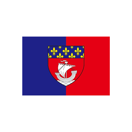 Drapeau Paris - tissu - 60 x 90cm